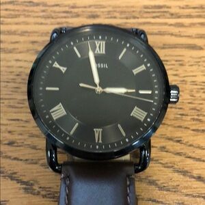 Fossil Black and Brown Watch